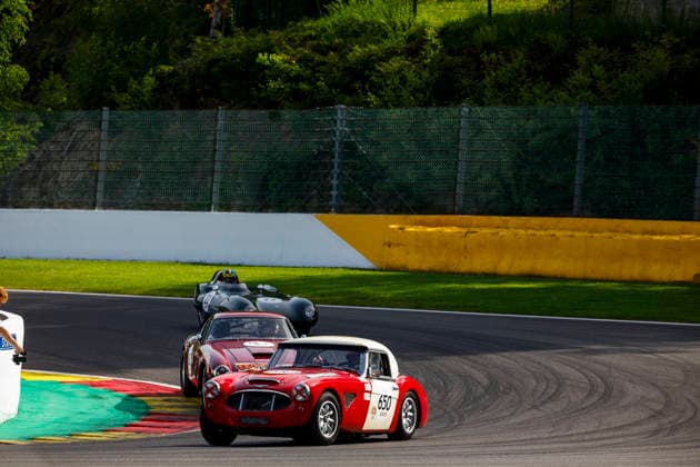 LE MANS CLASSIC SERIES 2026 - SPA-CLASSIC 650 KOLB Vincent (deu), KOLB Alexander (deu), Austin-Healey 3000 Mk II 1965, The Gentlemen Challenge, action during the 2026 Spa-Classic, 2nd round of the Le Mans Classic Series 2026, from May 22 to 24 in Circuit de Spa-Francorchamps, in Stavelot, Belgium - StavelotBelgium  Copyright: xGREGORYxLENORMANDx
