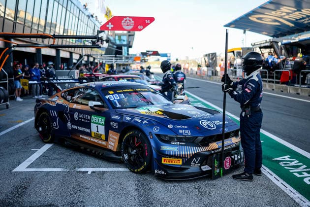 ADAC GT Masters, 3. + 4. Rennen Zandvoort 2026 1 Ford Mustang GT3, Haupt Racing Team: Max Reis, Emil Gjerdrum - picture by Gruppe C Photography Zandvoort Circuit Park Zandvoort Noord-Holland Netherlands Copyright: xGruppexCxPhotographyx