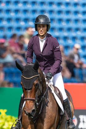 101 Janika Sprunger on Victory Music Z (SUI) during the TSCHIO 2026 (CHIO 2026) - Prize of Handwerk, Youngster-Tour Final CSIYH1* at the Allianz Park in Aachen, Germany  Copyright: xMartinxPitschx xSPPx Sportspressphoto_153581
