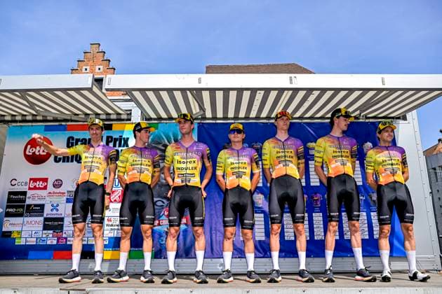 Grand Prix Criquielion 2026 Cycling Race LESSINES, BELGIUM - MAY 24 : Team Tarteletto - Isorex during the 58th edition of Grand Prix Criquielion an UCI Class 1.1 one day cycling road race for Men Elite of km with start in Ath and finish in Lessines on May 24, 2026 in Lessines, Belgium, 24 05 2026 Lessines Belgium  Copyright: xSesx