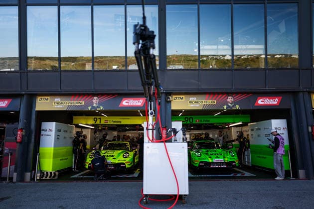 DTM, 3. + 4. Rennen Zandvoort 2026 91 Porsche 911 GT3 R (992), Manthey: Thomas Preining, 90 Porsche 911 GT3 R (992), Manthey: Ricardo Feller- picture by Gruppe C Photography Zandvoort Circuit Park Zandvoort Noord-Holland Netherlands Copyright: xGruppexCxPhotographyx
