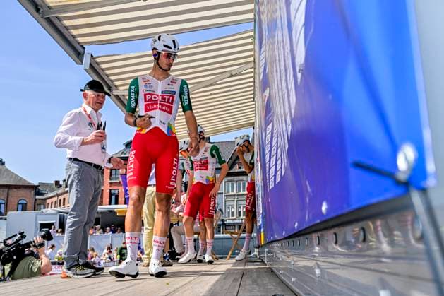 Grand Prix Criquielion 2026 Cycling Race LESSINES, BELGIUM - MAY 24 : Rider of Team Polti VisitMalta during the 58th edition of Grand Prix Criquielion an UCI Class 1.1 one day cycling road race for Men Elite of km with start in Ath and finish in Lessines on May 24, 2026 in Lessines, Belgium, 24 05 2026 Lessines Belgium  Copyright: xSesx