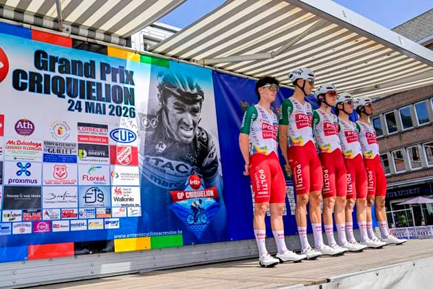 Grand Prix Criquielion 2026 Cycling Race LESSINES, BELGIUM - MAY 24 : Team Polti VisitMalta during the 58th edition of Grand Prix Criquielion an UCI Class 1.1 one day cycling road race for Men Elite of km with start in Ath and finish in Lessines on May 24, 2026 in Lessines, Belgium, 24 05 2026 Lessines Belgium  Copyright: xSesx