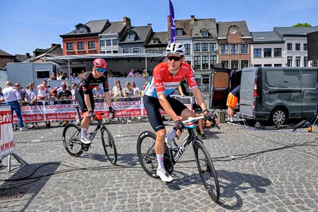 Grand Prix Criquielion 2026 Cycling Race LESSINES, BELGIUM - MAY 24 : Kluckers Arthur (LUX) of Tudor Pro Cycling Team before the start of the race during the 58th edition of Grand Prix Criquielion an UCI Class 1.1 one day cycling road race for Men Elite of km with start in Ath and finish in Lessines on May 24, 2026 in Lessines, Belgium, 24 05 2026 Lessines Belgium  Copyright: xSesx
