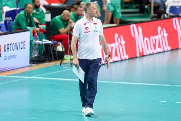 Katowice 24.05.2026 Friendly volleyball match between Poland and Bulgaria on May 24, 2026, in Katowice, Poland --- Mecz towarzyski w siatkowce pomiedzy Polska - Bulgaria Nz. Nikola Grbic Fot. Michal Chwieduk Arena Akcji NEWSPIX.PL --- newspix.pl 