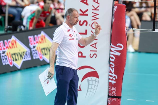 Katowice 24.05.2026 Friendly volleyball match between Poland and Bulgaria on May 24, 2026, in Katowice, Poland --- Mecz towarzyski w siatkowce pomiedzy Polska - Bulgaria Nz. Nikola Grbic Fot. Michal Chwieduk Arena Akcji NEWSPIX.PL --- newspix.pl 