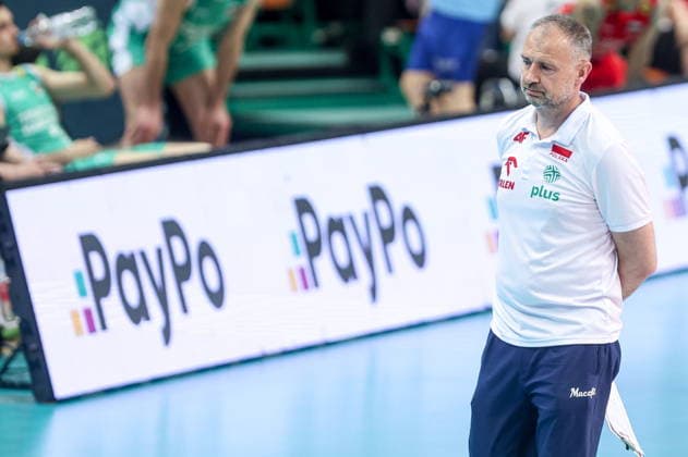 Katowice 24.05.2026 Friendly volleyball match between Poland and Bulgaria on May 24, 2026, in Katowice, Poland --- Mecz towarzyski w siatkowce pomiedzy Polska - Bulgaria Nz. Nikola Grbic Fot. Michal Chwieduk Arena Akcji NEWSPIX.PL --- newspix.pl 