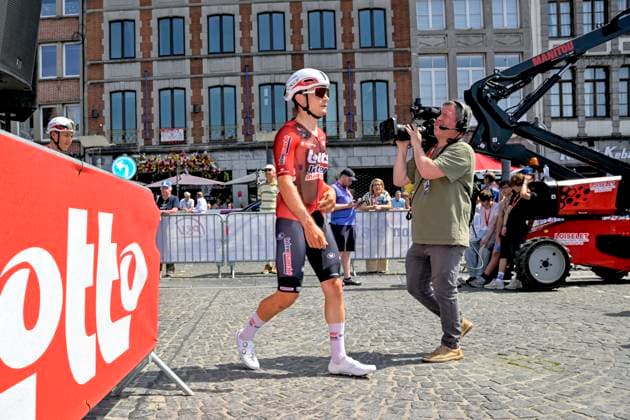 Grand Prix Criquielion 2026 Cycling Race LESSINES, BELGIUM - MAY 24 : Rider of Team Lotto Intermarche during the 58th edition of Grand Prix Criquielion an UCI Class 1.1 one day cycling road race for Men Elite of km with start in Ath and finish in Lessines on May 24, 2026 in Lessines, Belgium, 24 05 2026 Lessines Belgium  Copyright: xSesx