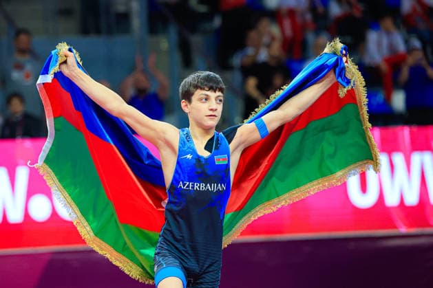 Ringen, U15 EM in Samokov U15 Wrestling European Championships 38kg FS - Yusuf Abdullayev (AZE)