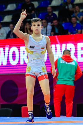 Ringen, U15 EM in Samokov U15 Wrestling European Championships 41kg FS - Simeon Radoslavov Velikov (BUL)