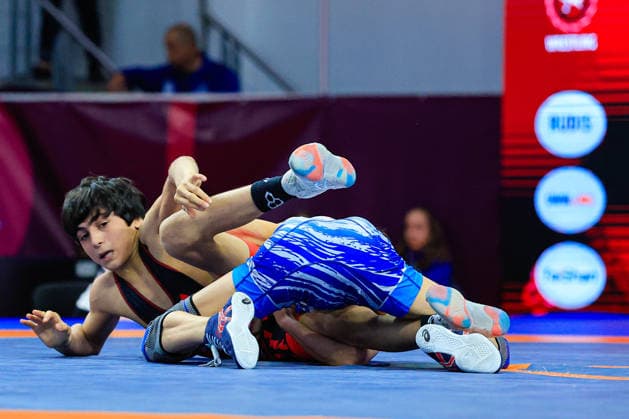 Ringen, U15 EM in Samokov U15 Wrestling European Championships 41kg FS - Tigran Aghajanyan (ARM) df. Giorgi Kavelidze (GEO)