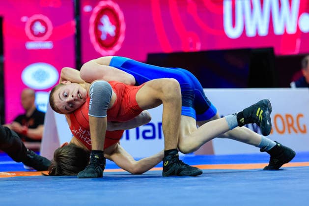Ringen, U15 EM in Samokov U15 Wrestling European Championships 44kg FS - Shamil Damurov (RUS) df. Arsen Pyzhuk (UKR)