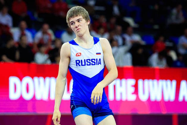 Ringen, U15 EM in Samokov U15 Wrestling European Championships 57kg FS - Adam Miziev (RUS)