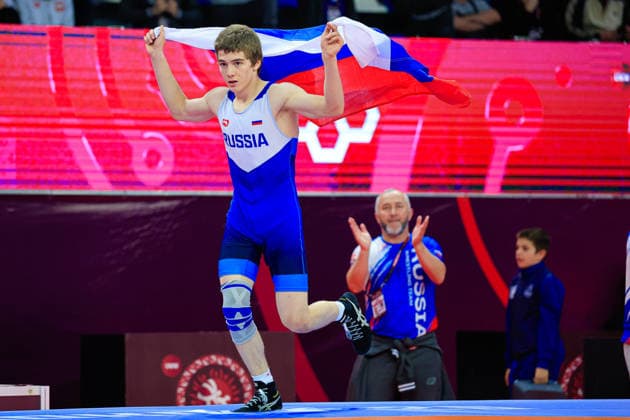 Ringen, U15 EM in Samokov U15 Wrestling European Championships 57kg FS - Adam Miziev (RUS)
