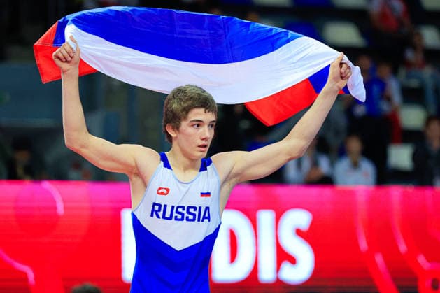 Ringen, U15 EM in Samokov U15 Wrestling European Championships 57kg FS - Adam Miziev (RUS)