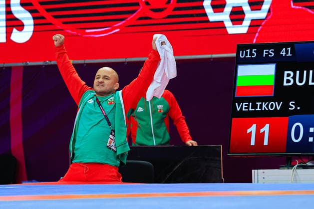 Ringen, U15 EM in Samokov U15 Wrestling European Championships Radoslav Velikov