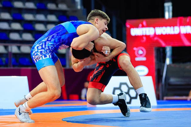 Ringen, U15 EM in Samokov U15 Wrestling European Championships 62kg FS - Charalampos Topalov (GRE) df. Ioane Gavashelishvili (GEO)