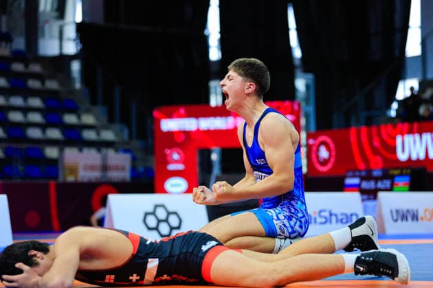 Ringen, U15 EM in Samokov U15 Wrestling European Championships 62kg FS - Charalampos Topalov (GRE) df. Ioane Gavashelishvili (GEO)