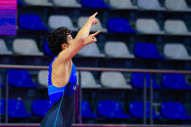 Ringen, U15 EM in Samokov U15 Wrestling European Championships 62kg FS - Yusif Huseynov (AZE)