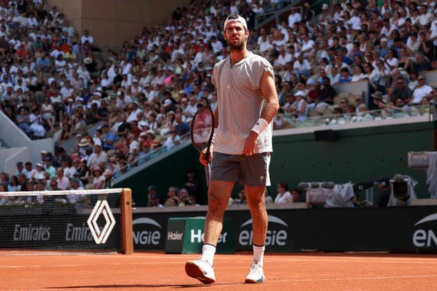 TENNIS : Roland Garros 2026 - 24 05 2026 Karen Khachanov Vs Arthur Gea (FRA) ParisFrance  Copyright: xMichaelxBaucherx