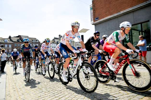 Grand Prix Criquielion 2026 Cycling Race LESSINES, BELGIUM - MAY 24 : Illustration of the start of the race during the 58th edition of Grand Prix Criquielion an UCI Class 1.1 one day cycling road race for Men Elite of km with start in Ath and finish in Lessines on May 24, 2026 in Lessines, Belgium, 24 05 2026 Lessines Belgium  Copyright: xSesx