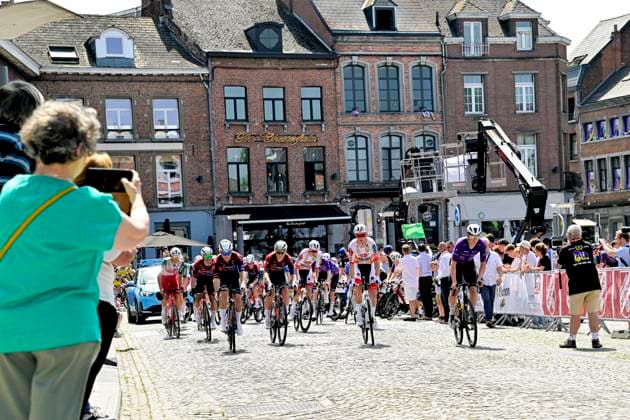 Grand Prix Criquielion 2026 Cycling Race LESSINES, BELGIUM - MAY 24 : Illustration of the start of the race during the 58th edition of Grand Prix Criquielion an UCI Class 1.1 one day cycling road race for Men Elite of km with start in Ath and finish in Lessines on May 24, 2026 in Lessines, Belgium, 24 05 2026 Lessines Belgium  Copyright: xSesx