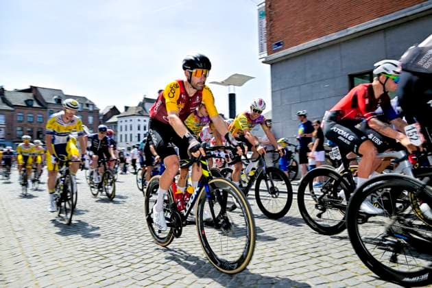 Grand Prix Criquielion 2026 Cycling Race LESSINES, BELGIUM - MAY 24 : Illustration of the start of the race during the 58th edition of Grand Prix Criquielion an UCI Class 1.1 one day cycling road race for Men Elite of km with start in Ath and finish in Lessines on May 24, 2026 in Lessines, Belgium, 24 05 2026 Lessines Belgium  Copyright: xSesx