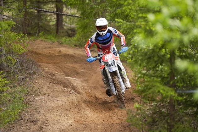 Vaino Santamaki of Finland TM during the 2026 Paulo Duarte FIM EnduroGP World Championship, WM, Weltmeisterschaft race 23. May 2026 in Vierumäki, Finland. (Kalle Parkkinen Newspix24)  Copyright: xKallexParkkinenx NP24kp0428