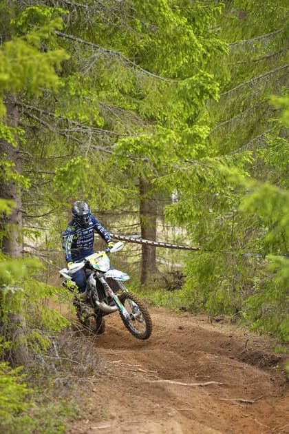 Albin Norrbin of Sweden Husqvarna Nsa Racing Team during the 2026 Paulo Duarte FIM EnduroGP World Championship, WM, Weltmeisterschaft race 23. May 2026 in Vierumäki, Finland. (Kalle Parkkinen Newspix24)  Copyright: xKallexParkkinenx NP24kp0429