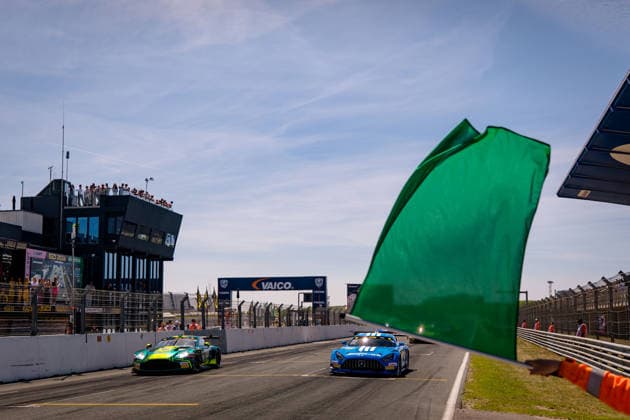 DTM, 3. + 4. Rennen Zandvoort 2026 22 Mercedes-AMG GT3 EVO, Landgraf Motorsport: Lucas Auer, 7 Aston Martin Vantage AMR GT3 EVO, Comtoyou Racing: Nicki Thiim- picture by Gruppe C Photography Zandvoort Circuit Park Zandvoort Netherlands Copyright: xGruppexCxPhotographyx