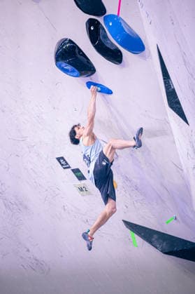 24.05.2026: Klettern - Bouldern: World Climbing Series Bern 2026 - Halbfinale Herren Elias Arriagada Krüger (GER) Bern Bern Expo Schweiz
