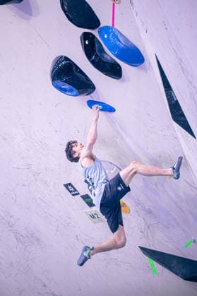 24.05.2026: Klettern - Bouldern: World Climbing Series Bern 2026 - Halbfinale Herren Thorben Perry Bloem (GER) Bern Bern Expo Schweiz
