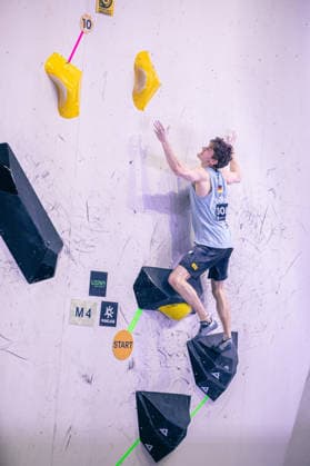 24.05.2026: Klettern - Bouldern: World Climbing Series Bern 2026 - Halbfinale Herren Thorben Perry Bloem (GER) Bern Bern Expo Schweiz