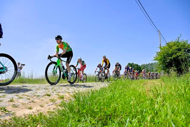 Grand Prix Criquielion 2026 Cycling Race LESSINES, BELGIUM - MAY 24 : Rider of Team Azerion Villa Valkenburg during the 58th edition of Grand Prix Criquielion an UCI Class 1.1 one day cycling road race for Men Elite of km with start in Ath and finish in Lessines on May 24, 2026 in Lessines, Belgium, 24 05 2026 Lessines Belgium  Copyright: xSesx