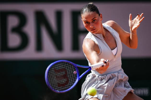 May 24, 2026, Paris, France, France: Marta KOSTYUK of Ukraine during the first day of the Roland-Garros 2026, French Open 2026, Grand Slam tennis tournament at Roland-Garros Stadium on May 24, 2026 in Paris, France. Paris France - ZUMAm308 20260524_zsp_m308_007 Copyright: xMatthieuxMirvillex