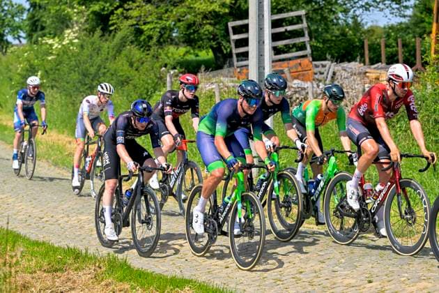 Grand Prix Criquielion 2026 Cycling Race LESSINES, BELGIUM - MAY 24 : Rider of Team Storck - MRW Bau, Team Novo Nordisk during the 58th edition of Grand Prix Criquielion an UCI Class 1.1 one day cycling road race for Men Elite of km with start in Ath and finish in Lessines on May 24, 2026 in Lessines, Belgium, 24 05 2026 Lessines Belgium  Copyright: xSesx