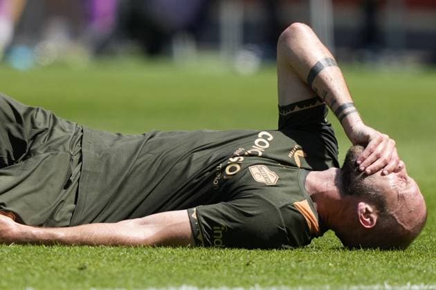 VOLENDAM , 24-05-2026 , Kras Stadium, season 2025 2026 , Play-offs for European football , Dutch Eredivisie Football . Match between Ajax and FC Utrecht , picture shows FC Utrecht player Mike van der Hoorn Ajax - Utrecht (play off)  x203936668x Copyright: