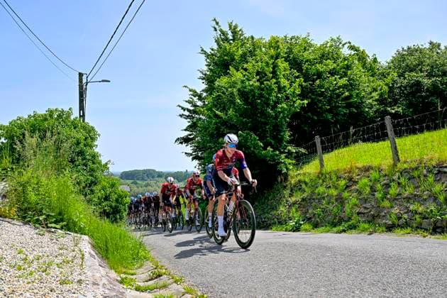 Grand Prix Criquielion 2026 Cycling Race LESSINES, BELGIUM - MAY 24 : Miller Angus of Atom 6 Bikes - Cycleur de Luxe - Auto Stroo Continental Team during the 58th edition of Grand Prix Criquielion an UCI Class 1.1 one day cycling road race for Men Elite of km with start in Ath and finish in Lessines on May 24, 2026 in Lessines, Belgium, 24 05 2026 Lessines Belgium  Copyright: xSesx