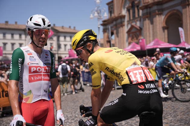 Italy™s Davide Piganzoli of Team Visma Lease A Bike during Stage 15 of the Giro d™Italia, from Voghera to Milano, Italy, Sunday, May 24, 2026.  Copyright: xMarcoxAlpozzi LaPressex