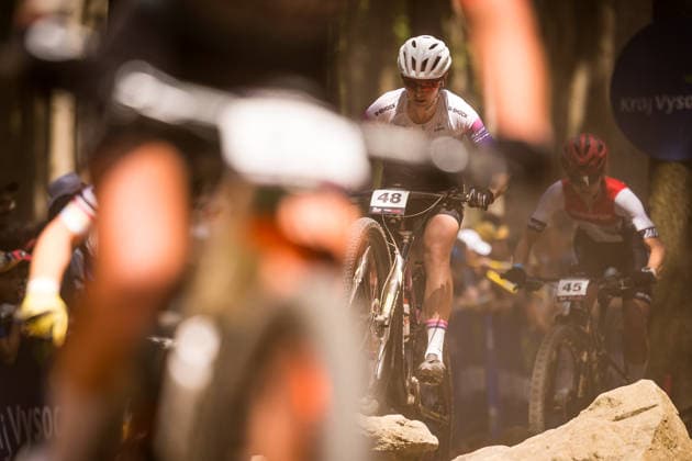 World Cup cross country mountain elite women s race, Vysocina Arena, Nove Mesto na Morave, May 24, 2026. Jitka Cabelicka from Czech republic. (CTKxPhoto JaroslavxSvoboda) CTKPhotoP2026052403645  CTKPhotoP2026052403645