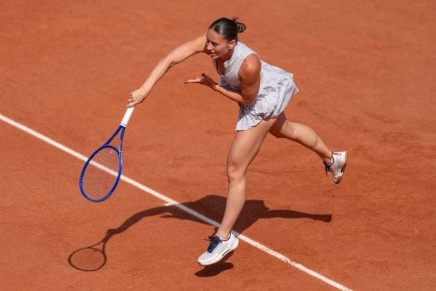 2026-05-24 2026 French Open - Day One PARIS, FRANCE - MAY 24: Marta Kostyuk of Ukraine during Day One of the 2026 French Open at Roland Garros on May 24, 2026 in Paris, France. (Photo by Marleen Fouchier BSR Agency) Paris France Content not available for redistribution in The Netherlands directly or indirectly through any third parties. Copyright: xBSRxAgencyx