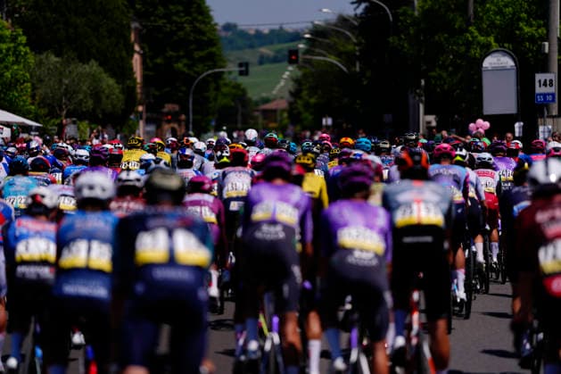 The pack rides during Stage 15 of the Giro d™Italia, from Voghera to Milano, Italy, Sunday, May 24, 2026.  Copyright: xFabioxFerrarix xLaPressex