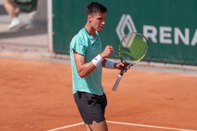 2026-05-24 2026 French Open - Day One PARIS, FRANCE - MAY 24: Fabian Marozsan of Hungary during Day One of the 2026 French Open at Roland Garros on May 24, 2026 in Paris, France. (Photo by Marleen Fouchier BSR Agency) Paris France Content not available for redistribution in The Netherlands directly or indirectly through any third parties. Copyright: xBSRxAgencyx