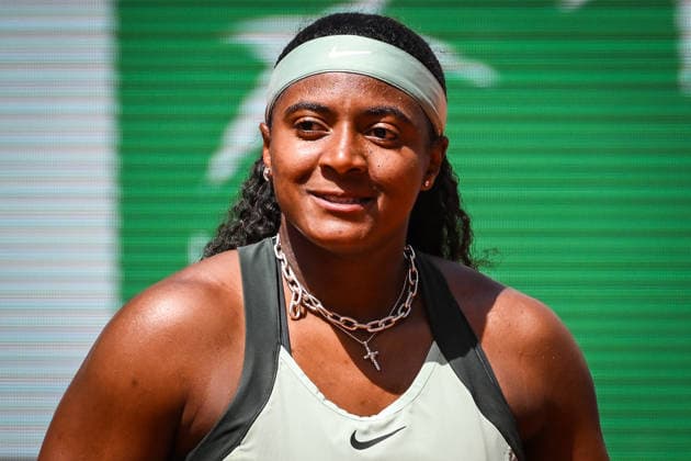 May 24, 2026, Paris, France, France: Hailey BAPTISTE of United States during the first day of the Roland-Garros 2026, French Open 2026, Grand Slam tennis tournament at Roland-Garros Stadium on May 24, 2026 in Paris, France. Roland Garros 2026 - Day 1  - ZUMAm308 20260524_zsp_m308_031 Copyright: xMatthieuxMirvillex