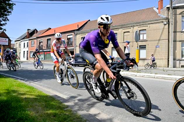 Grand Prix Criquielion 2026 Cycling Race LESSINES, BELGIUM - MAY 24 : Klyver Hjalmar of Lucky Cycling Team during the 58th edition of Grand Prix Criquielion an UCI Class 1.1 one day cycling road race for Men Elite of km with start in Ath and finish in Lessines on May 24, 2026 in Lessines, Belgium, 24 05 2026 Lessines Belgium  Copyright: xSesx