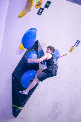 24.05.2026: Klettern - Bouldern: World Climbing Series Bern 2026 - Halbfinale Herren Colin Duffy (USA) Bern Bern Expo Schweiz