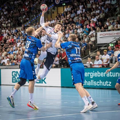 GER, TVB Stuttgart - SG Flensburg-Handewitt, DAIKIN HBL, Handball, Bundesliga, 32. Spieltag, Spielzeit 2025 2026, 24.05.2026 GER, TVB Stuttgart - SG Flensburg-Handewitt, DAIKIN HBL, Handball, Bundesliga, 32. Spieltag, Spielzeit 2025 2026, 24.05.2026 Stuttgart Copyright: xSandyxDinkelackerx EP_SDR