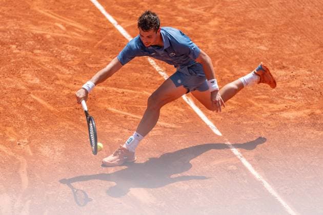 2026-05-24 2026 French Open - Day One PARIS, FRANCE - MAY 24: Arthur Gea of France during Day One of the 2026 French Open at Roland Garros on May 24, 2026 in Paris, France. (Photo by Marleen Fouchier BSR Agency) Paris France Content not available for redistribution in The Netherlands directly or indirectly through any third parties. Copyright: xBSRxAgencyx