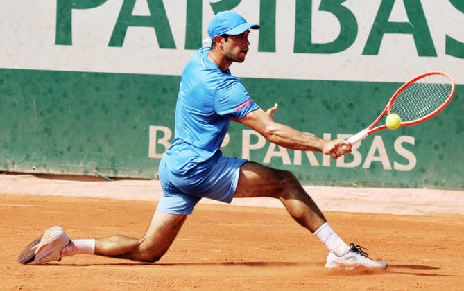 TENNIS - French Open 2026 PARIS,FRANCE,24.MAY.26 - TENNIS - ATP, Tennis Herren World Tour, French Open, Roland Garros, Grand Slam. Image shows Nuno Borges (POR).  GEPAxpictures xMatthiasxHauer