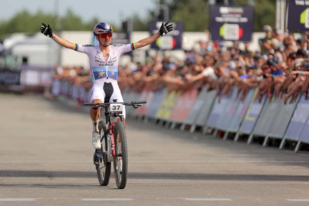 World Cup cross country mountain elite men s race, Vysocina Arena, Nove Mesto na Morave, May 24, 2026. Tom Pidcock from United Kingdom. (CTKxPhoto LiborxPlihal) CTKPhotoP2026052404772  CTKPhotoP2026052404772